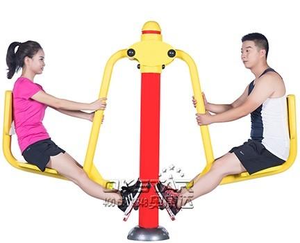 China good quality cheap manufacturer of galvanized outdoor fitness trainer leg press