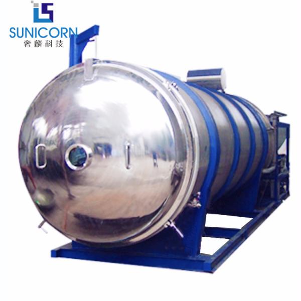 380V 50HZ 3P Commercial Freeze Drying Equipment , Freeze Dried Fruit Machine