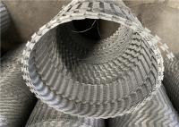 65mm Welded Galvanized Straight Line Barbed Diamond Razor Mesh Fencing