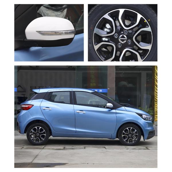 JMEV EV3 Pure Electric High Speed 100Km/h 4 Four Wheel Electric Vehicle 0km Best Used Car with 2390mm Wheel Base 2023