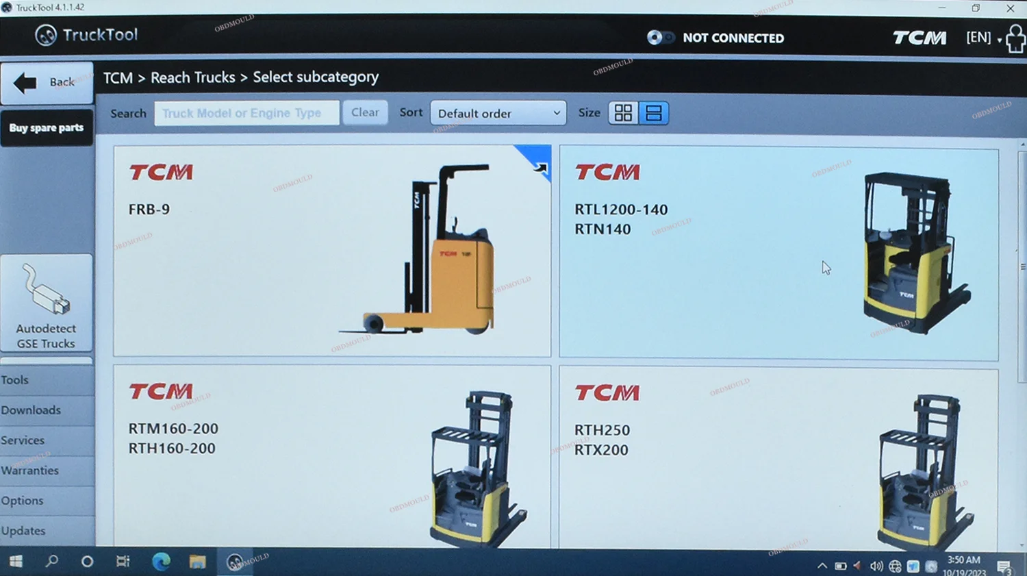 CF53 ноутбук TruckTool универсальный инструмент диагностики вилочной погрузки Подходит для Mitsubishi, ET, TCM, UNICARRIERS, ROCLA, NICHIYU