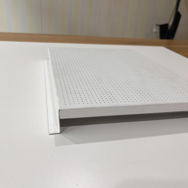 1.0mm Aluminum Metal Ceiling Corrugated Hook On Panel With Standard Perforation