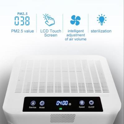 PM2.5 600CFM WiFi Air Purifiers 150W Portable Air Scrubber With UV Light