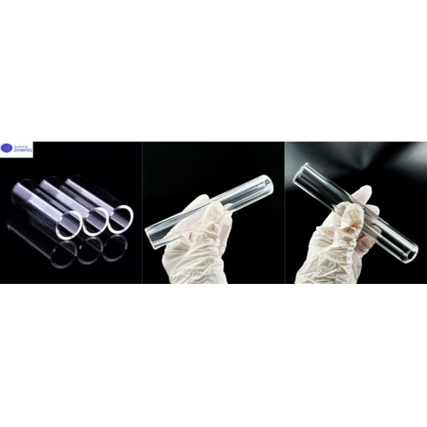 EFG Grown Method Sapphire Tube Customizable Sizes with Wide Transmission Wavelength Range