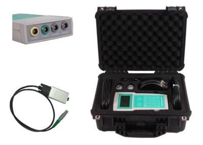 Medidor de fluxo ultrassônico Handheld da elevada precisão, braçadeira no medidor de fluxo ultrassônico