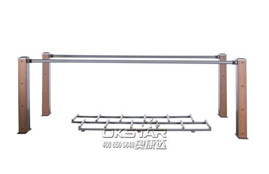 wood Lower limb walking training apparatus for old people outdoor fitness
