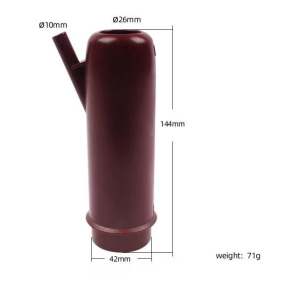 Plastic Milking Cup 144mm x 42mm x 26mm for Cow Protection