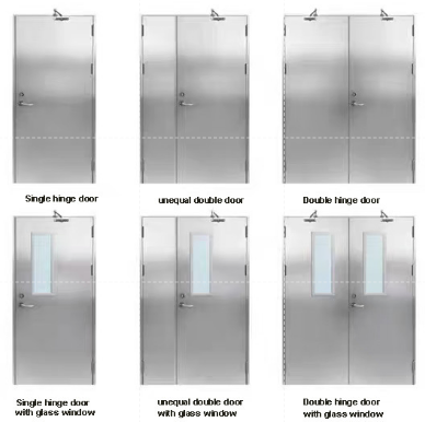Resistente a la intemperie Hospitales Puertas de acero aislamiento acústico Puertas de garaje colgantes