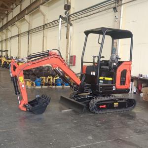 Máquina escavadora compacta Tailless Machine Retractable Shoes da esteira