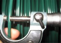 La couleur verte 2.2mm 2.8mm que le PVC a enduit la résistance de la rouille de fil d'acier pour installent l'attache