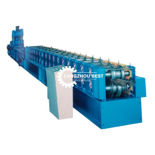 Metal Cold Plc Highway Guardrail Roll Forming Machine