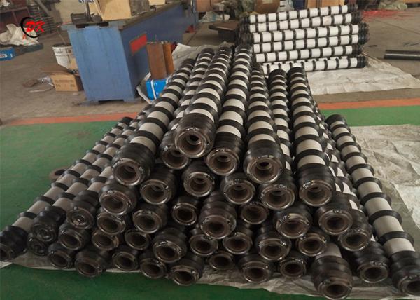 Cargo Transported Flat Conveyor Belt Self Cleaning Idlers Steel Conveyor Roller