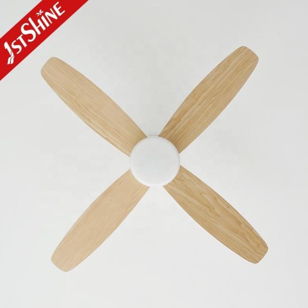 2- 1stshine 42 polegadas Smart Remote LED ventilador de teto com 4 lâminas reversíveis e motor
