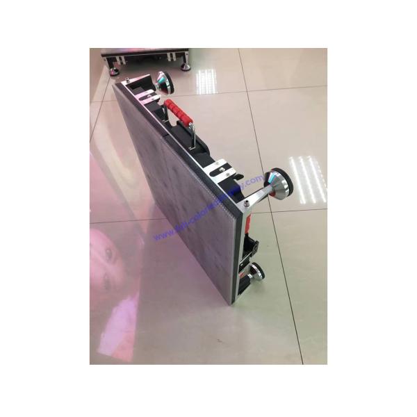 19.2W 4500nits Portable LED Dance Floor 3D Mirror SD Control For Wedding