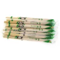 20cm Logo Round Disposable Bamboo Chopstick personalizado natural com palitos