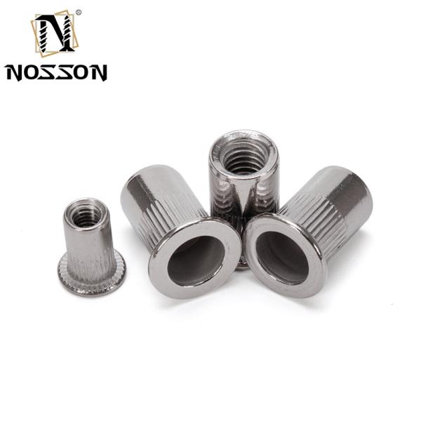 Versatile Applications High Strength Stainless Steel Knurled Rivet Nut with DIN Standard and Metric Measurement System