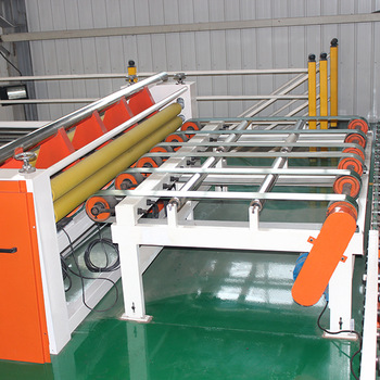 Double Sides PVC Film Plasterboard Lamination Machine With Cutting Machine