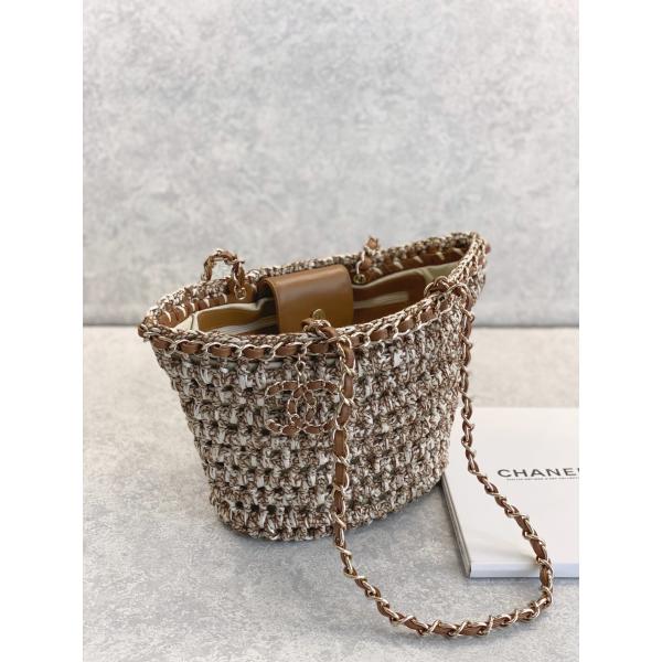 Cusomised клеймило PU сумки рафии соломы сумки 22P Chanel посыльного