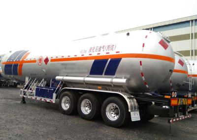 61000L réservoir de GPL remorque avec 3 essieux, pétrole camion de gaz semi-remorque