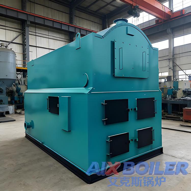 Industrial Biomass Horizontal Fire Tube Water Tube Steam Boiler 2T High Pressure