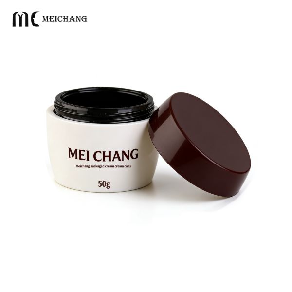 15G/20G/50G PETG High-Transparency Slant-Mouth Double-Layer Cream Jar(MC-P-534)