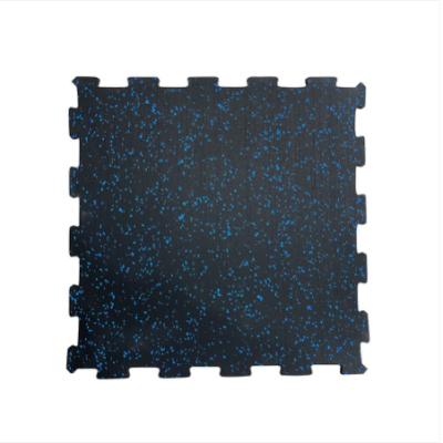 Interlocking Rubber Fitness Floor Tiles 1000x1000mm Impact-Resistant