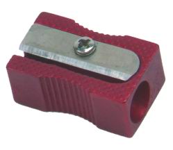 Papeterie manuelle colorée de bureau de taille-crayons de lame en acier d'Alumimium de papeterie d'art