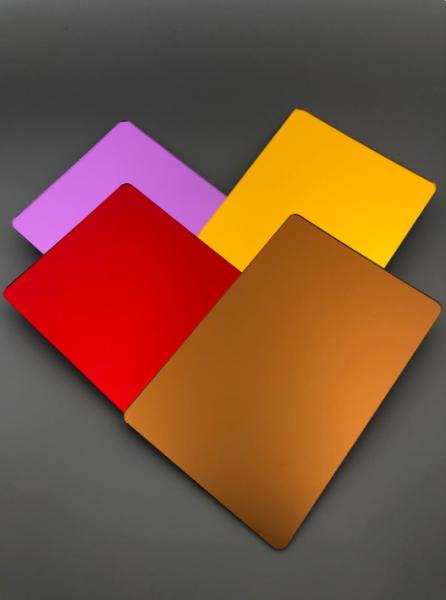 Folha de alumínio anodizada Camada anódica 2μM -25μM Espessura 0,3 mm - 5 mm