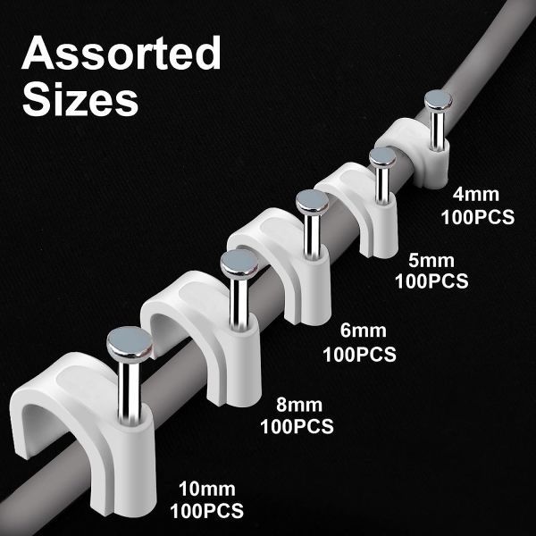 Customized Color Circle Nail Clip 20mm 22mm 30mm 32mm 35mm Diameters
