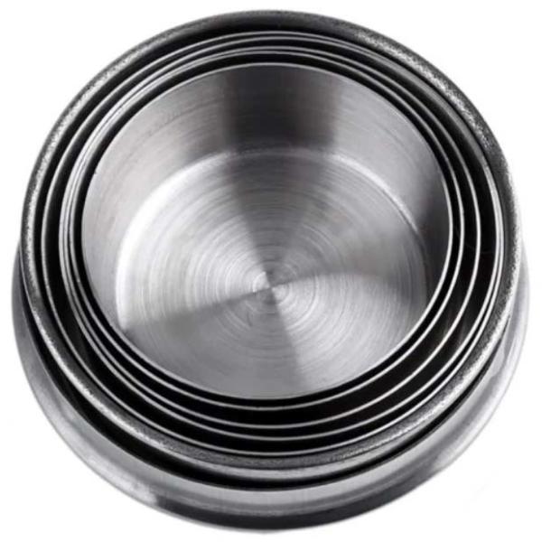 Outdoor Stainless Steel Camping Mug , Stainless Steel Collapsible Cup With Keychain