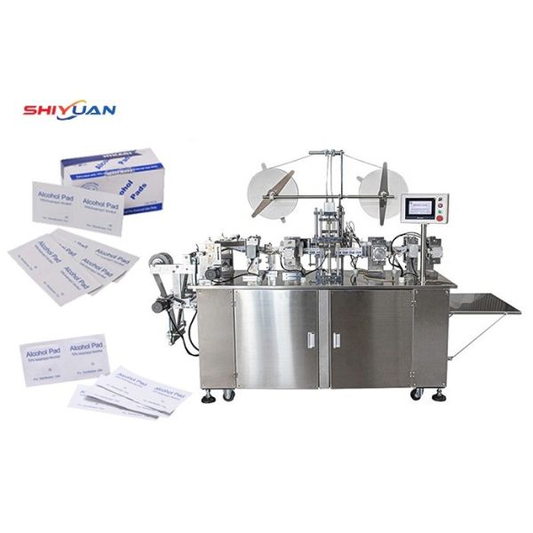 120pcs/min Alcohol Pad Making Machine 2.5KW 30*30mm Transverse Folding