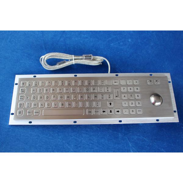 Задняя панель IP65 установила клавиатуру металла стальную с trackball и численный кнопочной панелью
