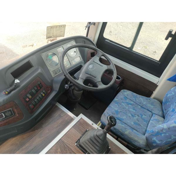 Right Steering Bus Yutong Front Engine Coach Zk6112d 3 Buses 45000km Good Tyres