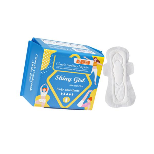 Mulher de alta absorção Pantalhões personalizados Ladies Liners Menina Toalha sanitária de guardanapo