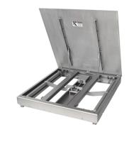 Escala digital de suelo PFK989-ES1500 - Plataforma industrial duradera para una pesaje precisa