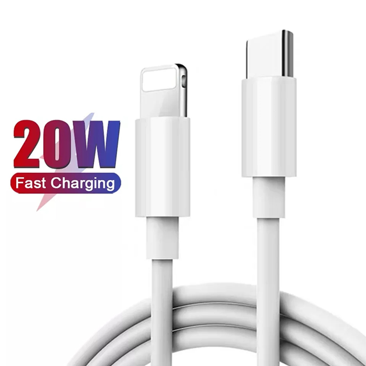20W PD Fast Charging USB‑C to Lightning Cable for iPhone