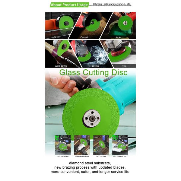 125 мм Круговая влажная стеклянная керамическая бриллиантовая режущая пила