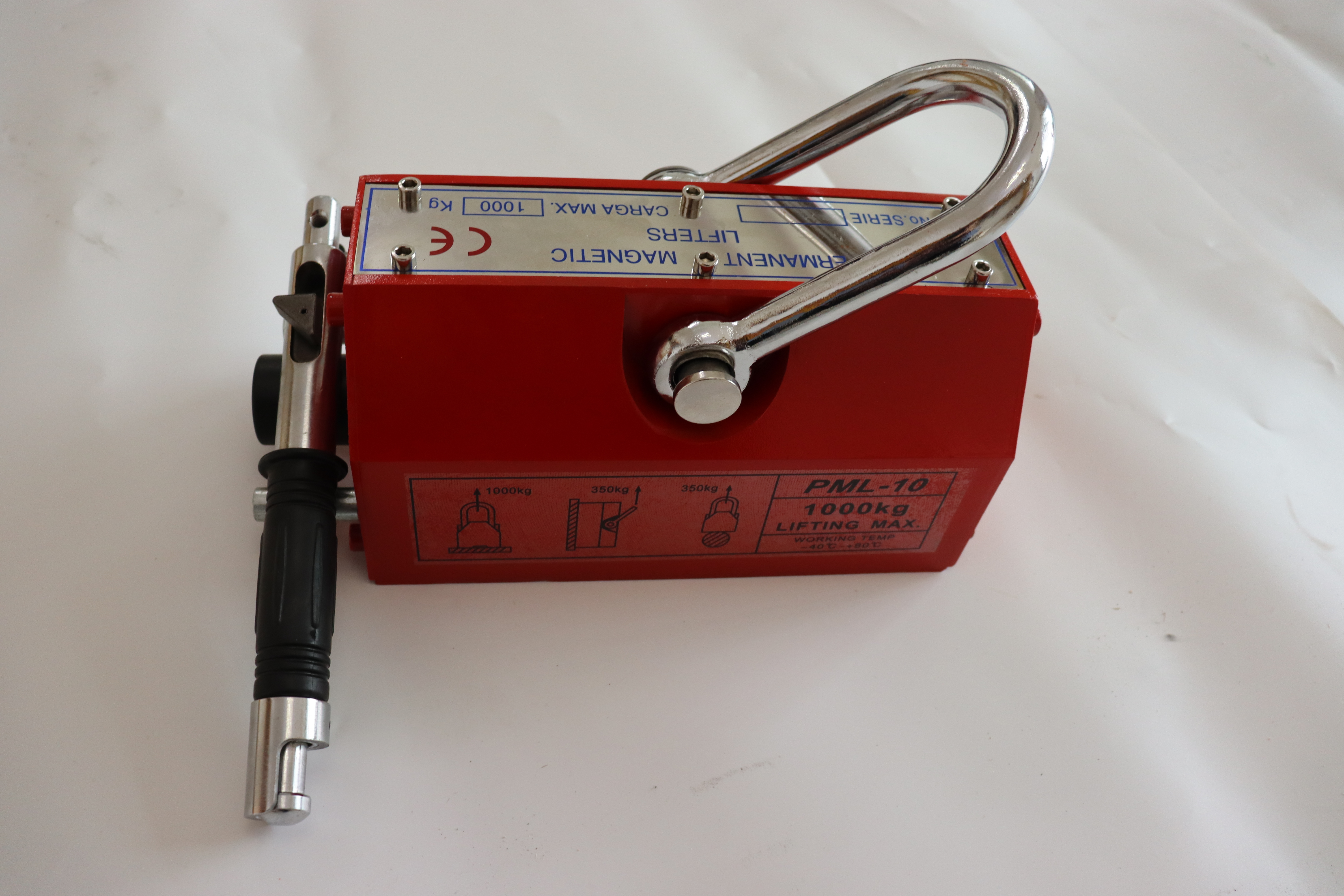 3.5 / 3 / 2.5 / 2 Times Magnet Lifting Device Manual Magnet For Lifting Steel Plate