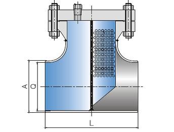 Weld End T Type Strainer Stainless Carbon Steel BW 150LB - 300LB - 600LB