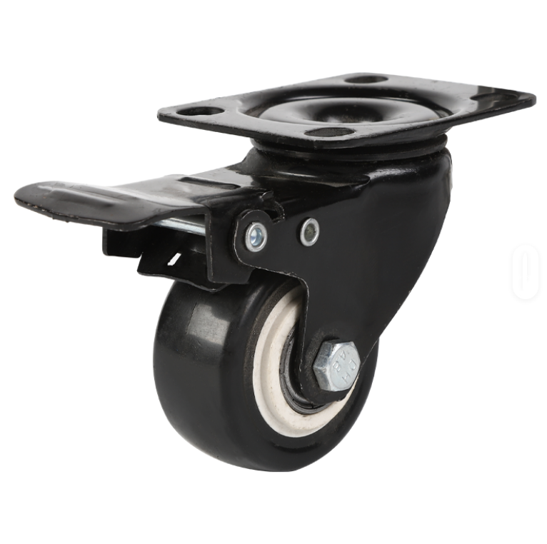 Export Quality 2 Inch Polyurethane Top Plate Swivel Wheels Durability Garages Food Caster Wheel