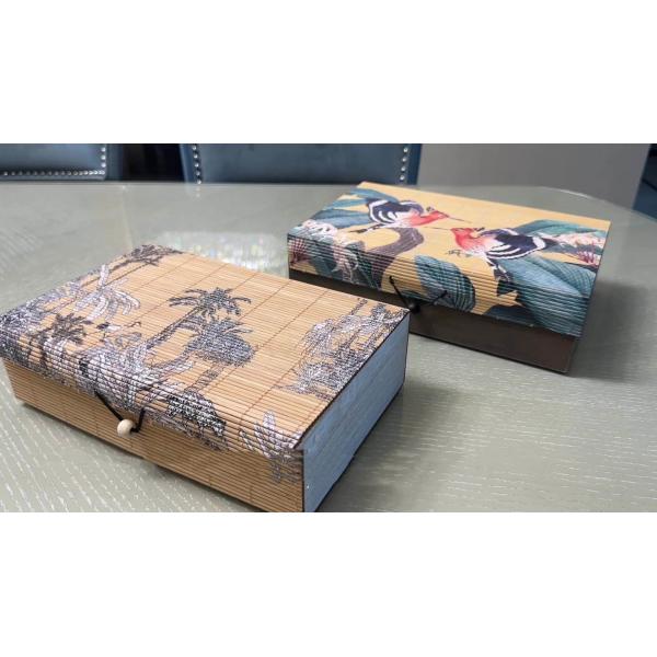 Шкатулка для драгоценностей Eco деревянной коробки классики китайского стиля Lidded бамбуковая дружелюбное