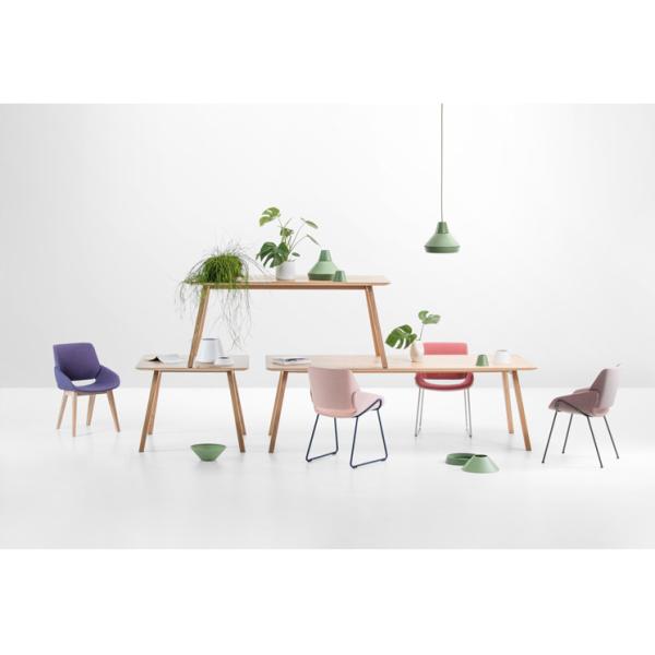 Beautiful Solid Metal Frame Accent Chair Monk Sled Different Fabric Options