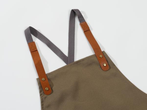 Poliéster impermeável dos aventais por atacado feitos sob encomenda das mulheres da sublimação das correias ajustáveis de Logo Chef Cooking Apron