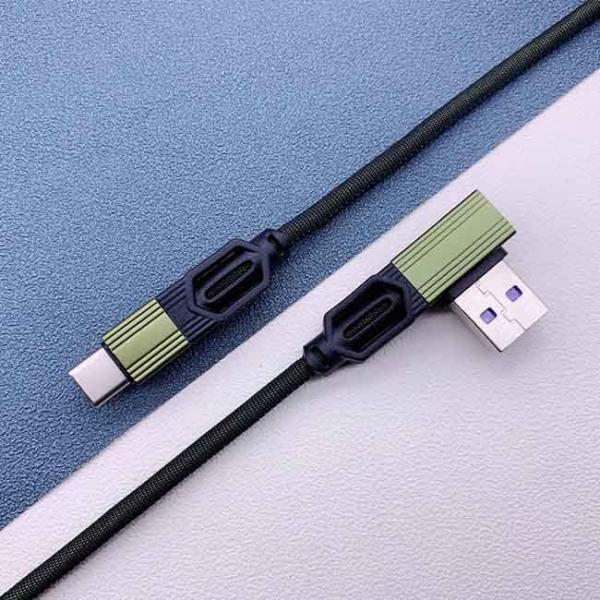 Tipo cobre puro de carga de la aleación de aluminio del cable de C 5A USB 2,0