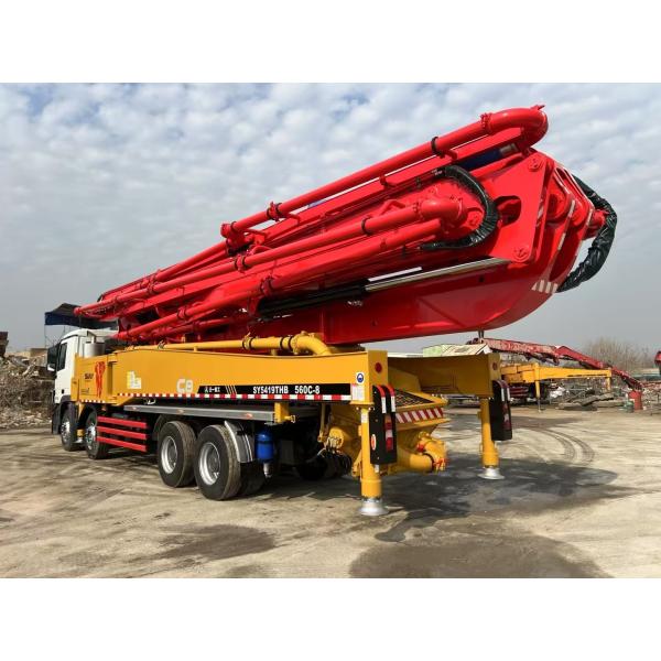 Used 56m Concrete Pump Truck with Complete Remanufacturing Procedures