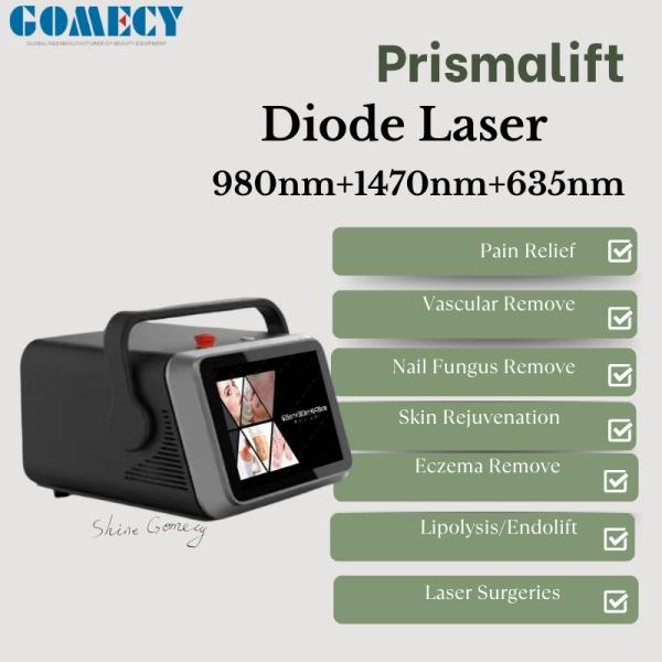 Le dernier système de diode laser médical 980nm 1470nm 635nm pour la cicatrisation des plaies et les traitements anti-inflammatoires