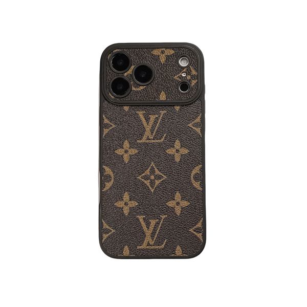 LV4 Color Fine Hole Edge Phone Case for iPhone 17 Pro Max