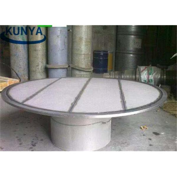 0.5um Cartridge 1mm Titanium Sintered Metal Powder Filter Chemical Industry