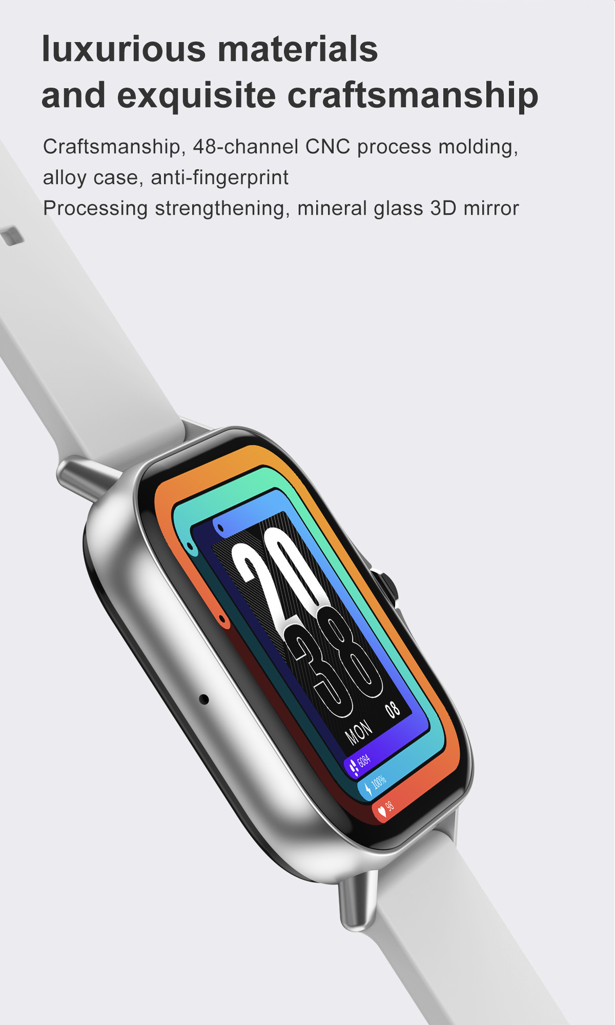 Dt94 Gts 2 умных люд Bluetooth дозора вызвать 1,78 женщин спорта Ecg кровяного давления отслежывателя фитнеса экрана Smartwatch