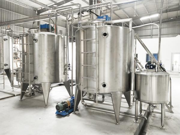 Máquina 304 da esterilização de Juice Dairy Beverage Syrup Tubular de aço inoxidável